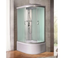 Душевая кабина River NARA XL 110х80 матовое стекло, профиль хром матовый, левая