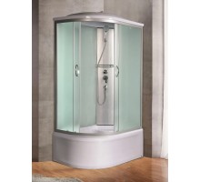 Душевая кабина River NARA XL 100х80 матовое стекло, профиль хром матовый, правая