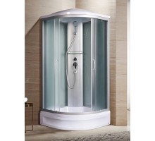 Душевая кабина River NARA LIGHT XL 100х100 матовое стекло, профиль хром матовый