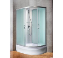 Душевая кабина River NARA Б/К 90х80 без крыши, матовое стекло, профиль хром матовый,левая