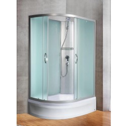Душевая кабина River NARA Б/К 90х80 без крыши, матовое стекло, профиль хром матовый, правая