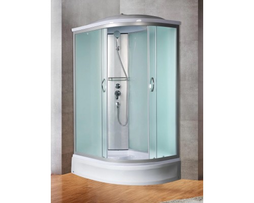 Душевая кабина River NARA 100х70 матовое стекло, профиль хром матовый, левая