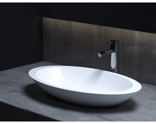 Раковина накладная Salini S-Stone Матовое CALLISTA 575x345мм I 1101202SM