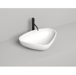 Раковина накладная Salini S-Stone Матовое GLORIA 560x390мм I 1102206M Раковина накладная Salini S-Stone Матовое GLORIA 560x390мм I 1102206M