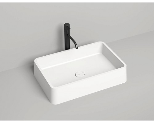 Раковина накладная Salini S-Stone Матовое GLORIA 595x395мм I 1102207M