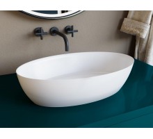 Раковина накладная Salini S-Stone Матовое ALDA  580x350мм I 110621M