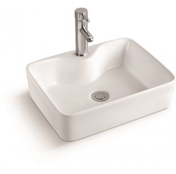 Умывальник накладной Santi Line SL-1011 480*370*130 белый глянец