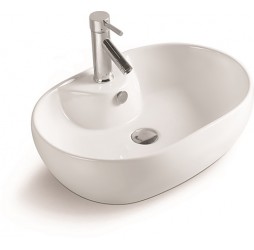 Умывальник накладной Santi Line SL-1023 600*420*160 белый глянец