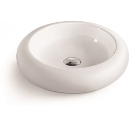 Умывальник накладной Santi Line SL-1041 490*490*140 белый глянец