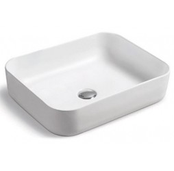 Умывальник накладной Santi Line SL-1051MW 500*400*135 белый матовый