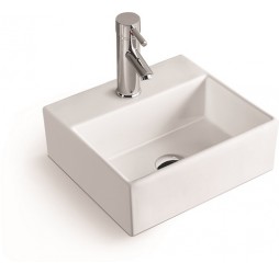 Умывальник накладной / подвесной Santi Line SL-2001 330*290*115 белый глянец