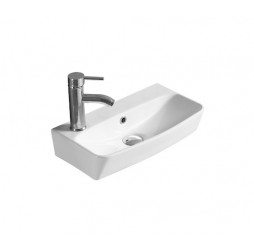 Умывальник накладной / подвесной Santi Line SL-2003 450*255*120 белый глянец