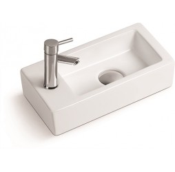 Умывальник накладной / подвесной Santi Line SL-2010R 365*180*90 белый глянец