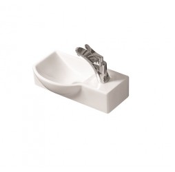 Умывальник накладной / подвесной Santi Line SL-2011L 400*220*120 белый глянец