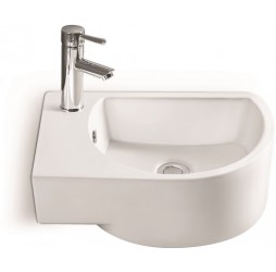 Умывальник накладной / подвесной Santi Line SL-2015R 410*270*140 белый глянец