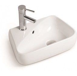 Умывальник накладной / подвесной Santi Line SL-2017R 450*275*150 белый глянец