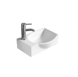 Умывальник накладной / подвесной Santi Line SL-2018R 405*280*140 белый глянец