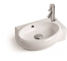 Умывальник накладной / подвесной Santi Line SL-2022L 425*285*150 белый глянец