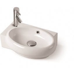 Умывальник накладной / подвесной Santi Line SL-2022R 425*285*150 белый глянец