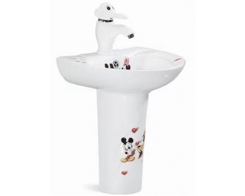 Умывальник подвесной детский Santi Line SL-2115 360*340*520 рисунок Микки Маус