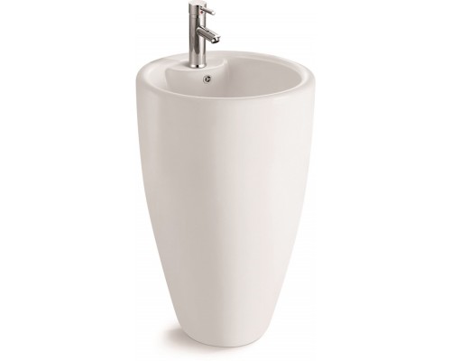 Умывальник напольный с переливом Santi Line SL-4002 500*385*815 белый глянец