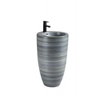 Умывальник напольный с переливом Santi Line SL-4004C 500*500*840 декоративная