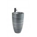Умывальник напольный с переливом Santi Line SL-4004C 500*500*840 декоративная