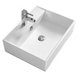 Умывальник накладной Santi Line SL-1002 590*425*150 белый глянец