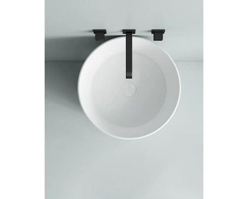 Умывальник напольный без перелива Santi Line SL-4014 445x445x865 без отверстия под смеситель белый глянец