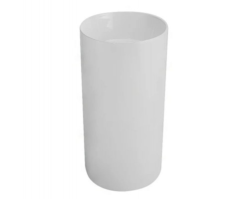 Умывальник напольный без перелива Santi Line SL-4014 445x445x865 без отверстия под смеситель белый глянец