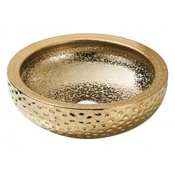 SantiLine SL-7009 Раковина керамическая золотая накладная 415*415*135