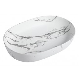 Умывальник накладной Santi Line SL-7022MM мрамор матовый