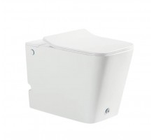 Унитаз напольный приставной с импульсной системой смыва (сиденье микролифит) Saltiline SL-5033 (квадратный)