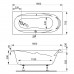 Акриловая ванна VagnerPlast Kleopatra 160x70