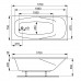 Акриловая ванна VagnerPlast Aronia 170x75