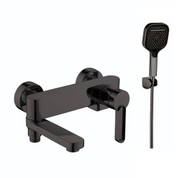 Смеситель для ванны Vieir V083531G оружейная сталь