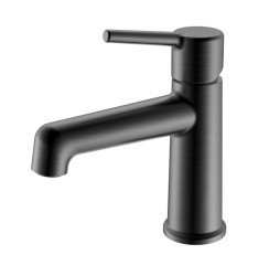 Смеситель для умывальника Vieir V103512G оружейная сталь