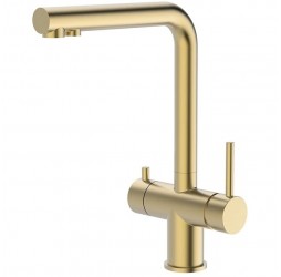 Vieir Смеситель кухонный под фильтр ( 2 воды)  (Gold Brushed ) V15036S