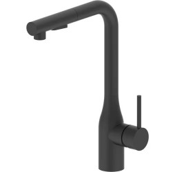 Vieir Смеситель кухонный с выдвижной лейкой (черный матовый ) V15053C