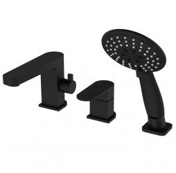 Vieir Смеситель на борт ванны  (черный матовый ) V283532C