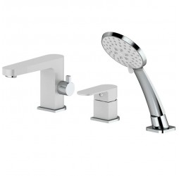 Vieir Смеситель на борт ванны  (белый/хром ) V283532F