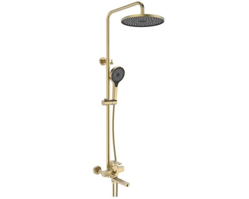 Vieir Душевая система 3 режима с поворотным изливом  наружного монтажа (Gold Brushed ) V283562S