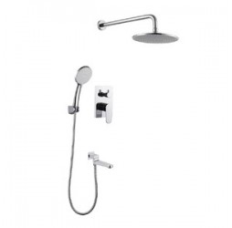 Vieir Душевая система 3 режима с поворотным изливом  встраиваемая (хром ) V283563