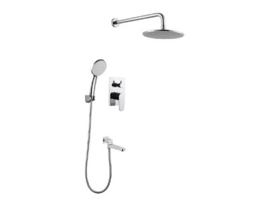 Vieir Душевая система 3 режима с поворотным изливом  встраиваемая (хром ) V283563