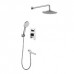 Vieir Душевая система 3 режима с поворотным изливом  встраиваемая (хром ) V283563