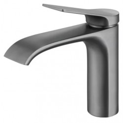 Смеситель для умывальника Vieir V343511G оружейная сталь