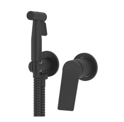 Смеситель с гигиенической лейкой Vieir V343553С черный