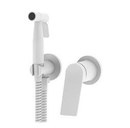 Смеситель с гигиенической лейкой Vieir V343553F белый