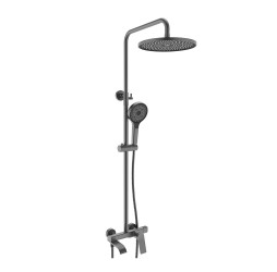 Душевая система Vieir V343562G оружейная сталь