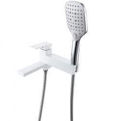 Vieir Смеситель для ванны с поворотным изливом (белый/хром ) V393531F